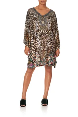 Camilla V Neck Jersey Short Kaftan With Tie Call Of The Cathedral size OS for rent on The Volte - image 1