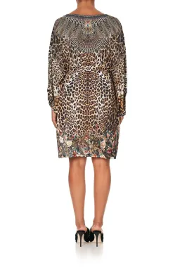 Camilla V Neck Jersey Short Kaftan With Tie Call Of The Cathedral size OS for rent on The Volte - image 7