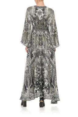 Camilla Kimono Sleeve Dress With Shirring Detail One Tribe size 3XL for rent on The Volte - image 8