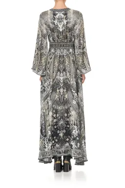 Camilla Kimono Sleeve Dress With Shirring Detail One Tribe size 3XL for rent on The Volte - image 12