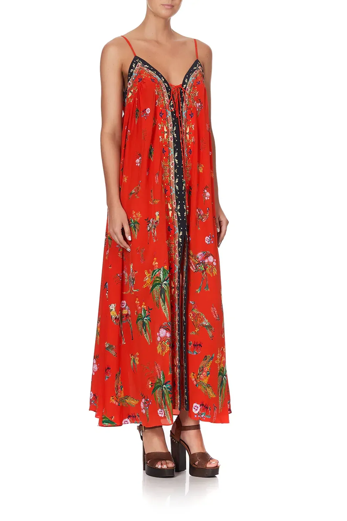 Camilla Lace Up Front Dress Cinema Paradiso size XXL - Image 5