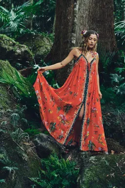 Camilla Lace Up Front Dress Cinema Paradiso size XXL for rent on The Volte - image 3