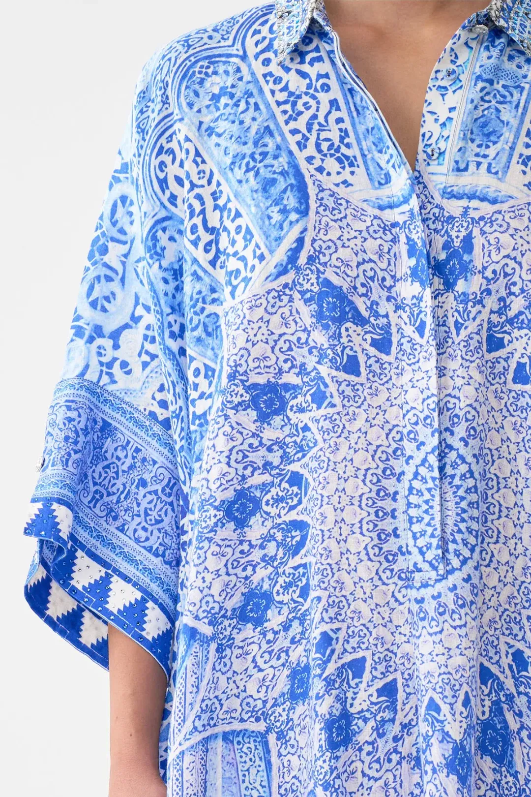 Camilla Batwing Tunic Dress The Bosphorous OS for rent on The Volte - main image