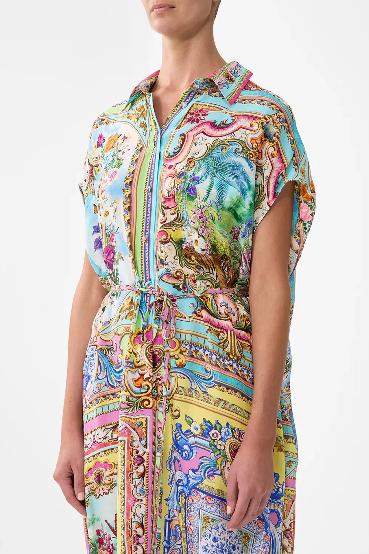 Camilla Sleeveless Shirtdress Spirit Of Santa Maria size XL/XXL - Image 5