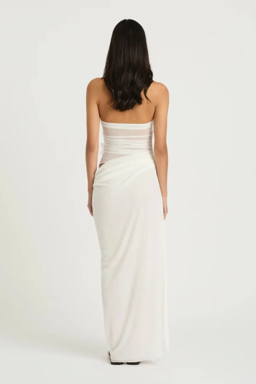 BENNI FLORENCE MAXI DRESS - WHITE FLOWER Size 6 for rent on The Volte - main image