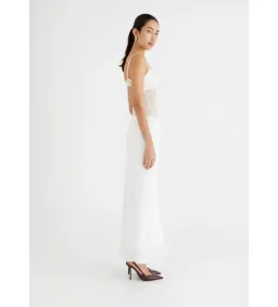 BENNIBENNI GABRIEL MAXI DRESS WHITE SIZE AU 6 for rent on The Volte - image 4