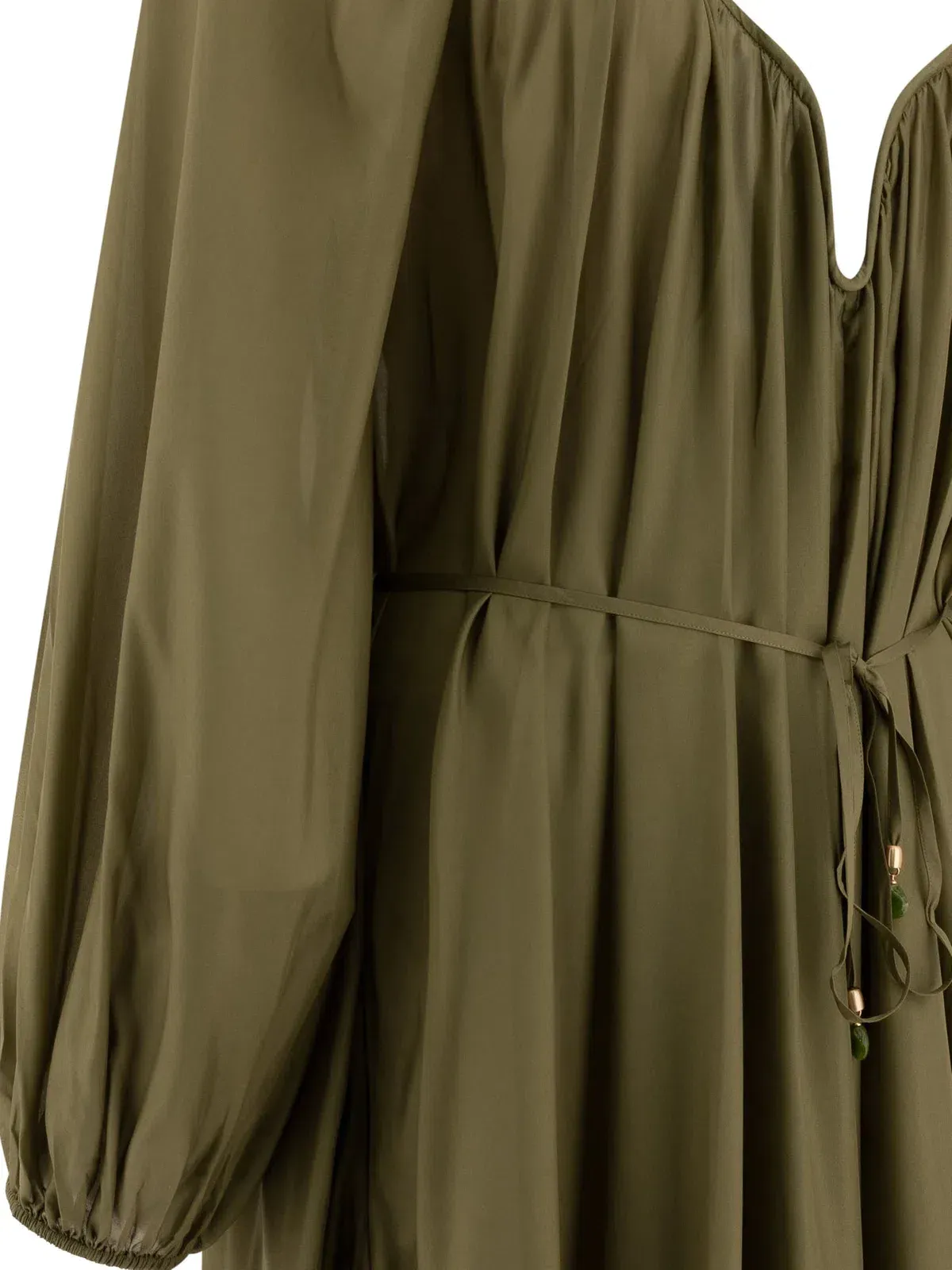 Zimmermann ACACIA MAXI DRESS khaki size 4 / AU16 - Image 4