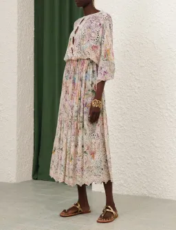 Zimmermann HALLIDAY EMBROIDERED DRESS size 4 / AU16 for rent on The Volte - image 3