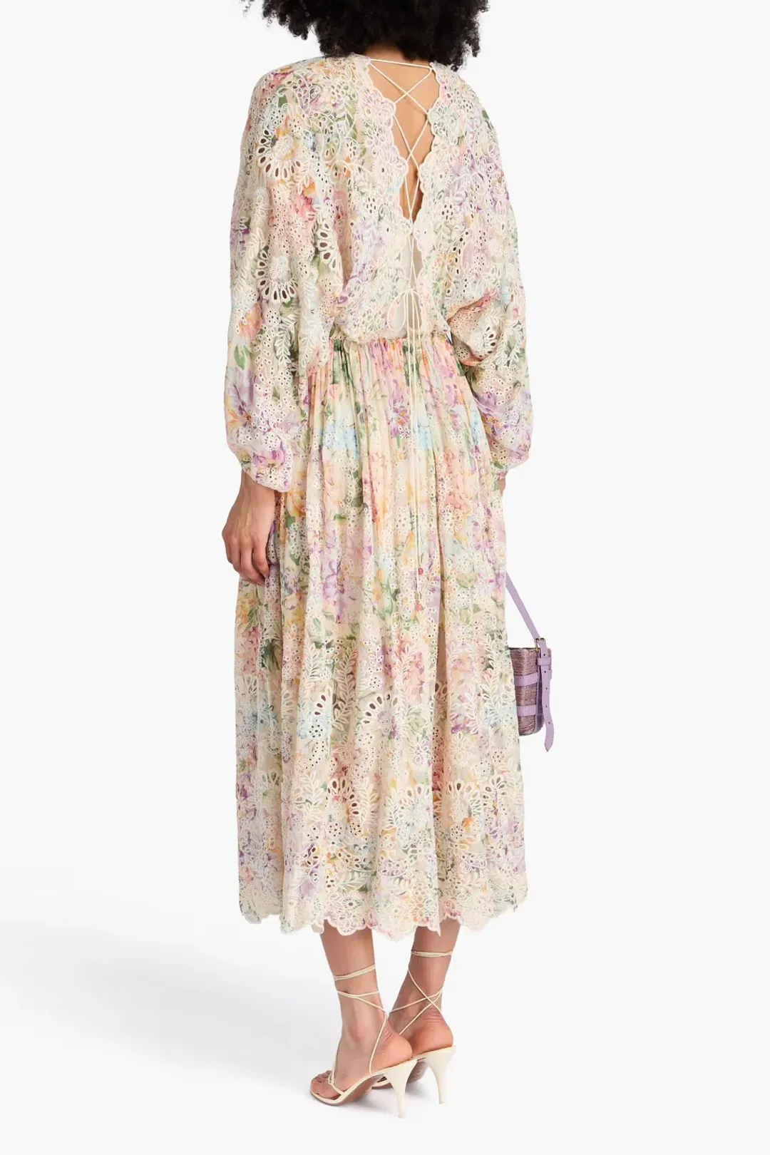 Zimmermann HALLIDAY EMBROIDERED DRESS size 4 / AU16 for rent on The Volte - main image