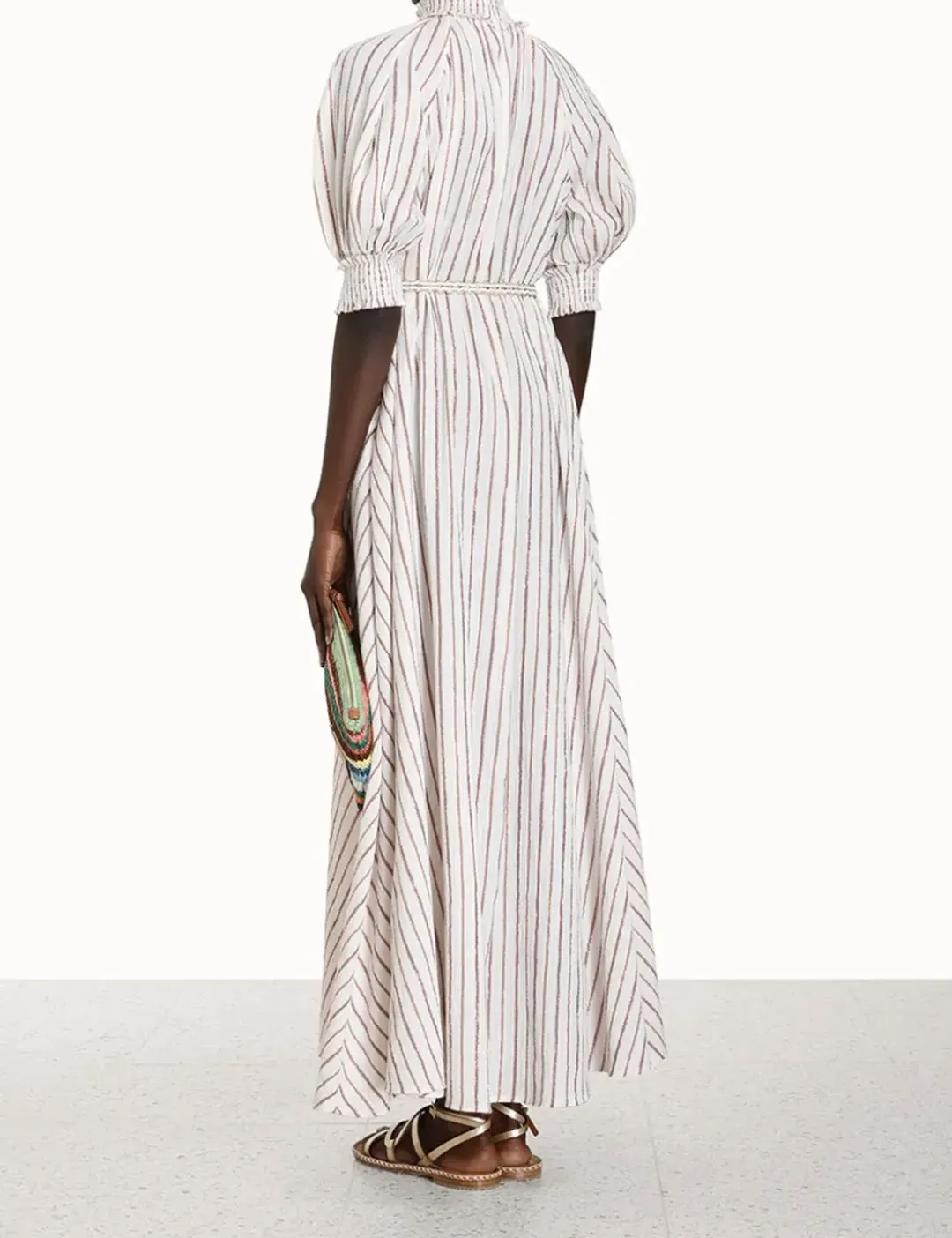 Zimmermann DEVI SWING MAXI DRESS Ivory size 4 / AU16 for rent on The Volte - main image