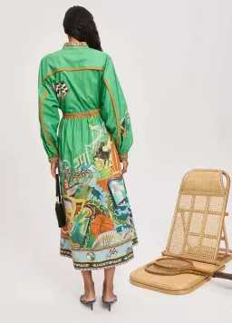 Alemais LUCKY PACE SHIRTDRESS - 16 AU/UK (12 US) for rent on The Volte - image 3