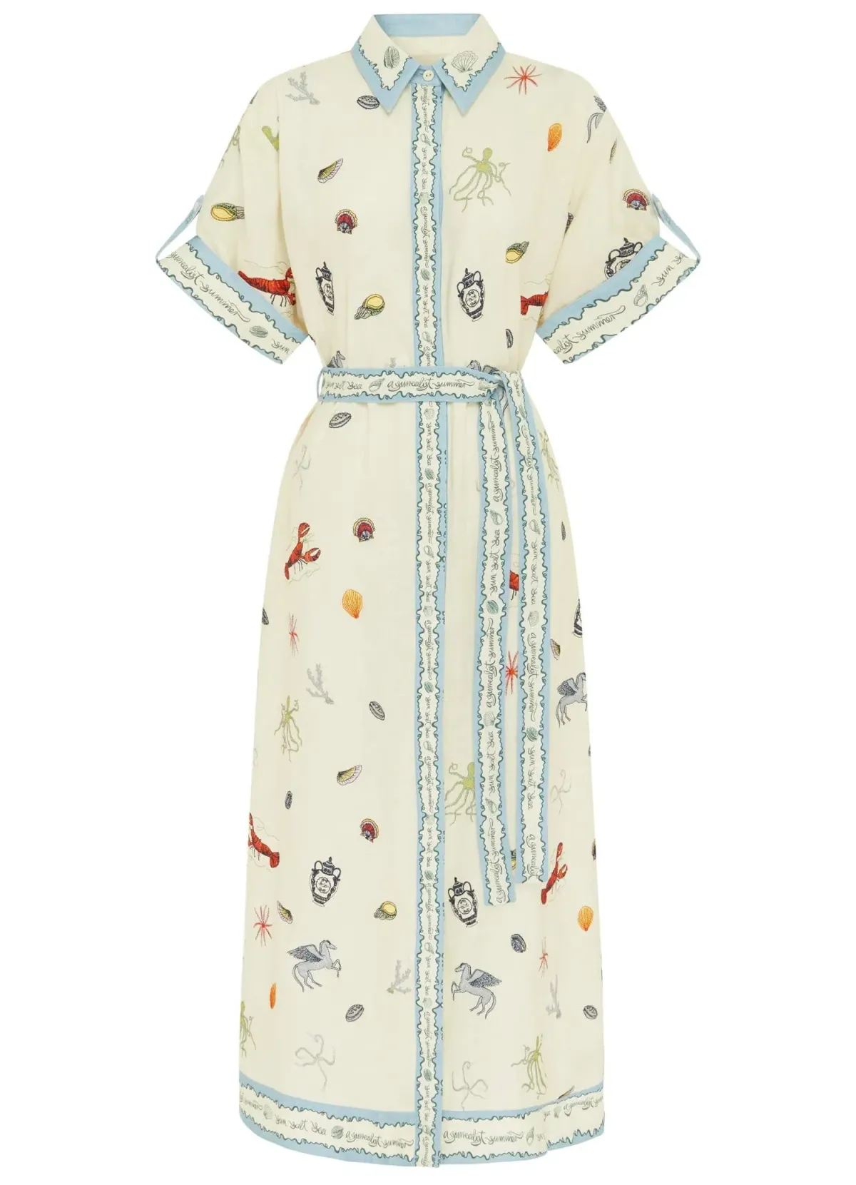 Alemais SANDY EMBROIDERED SHIRTDRESS - 16 AU/UK (12 US) - Image 7