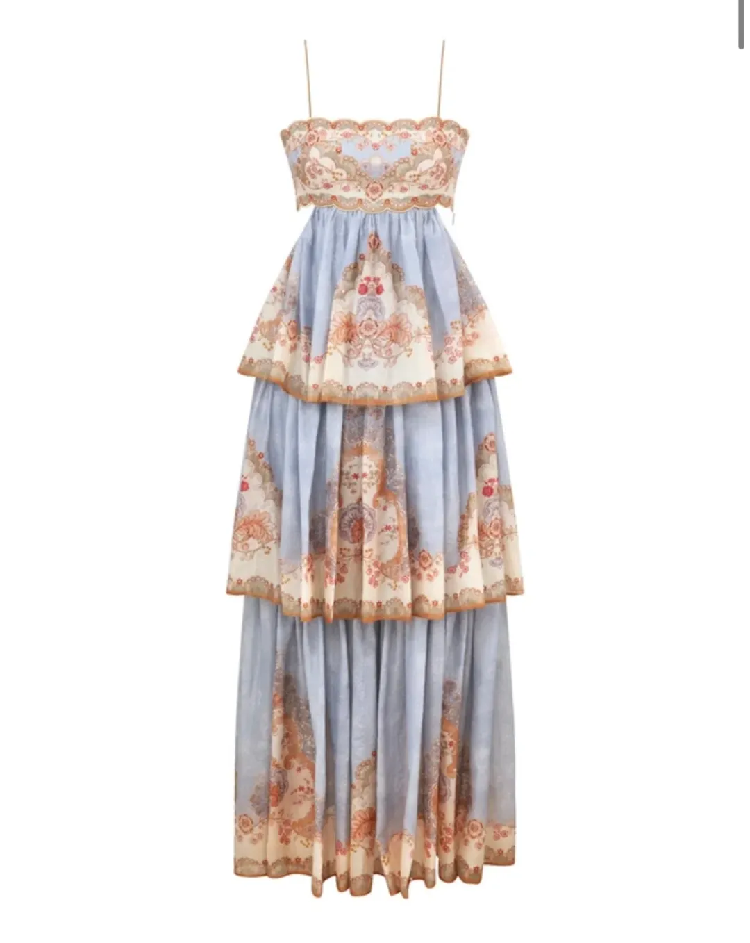 Zimmermann Daylight Tiered Maxi Dress Size 0/8 for rent on The Volte - main image