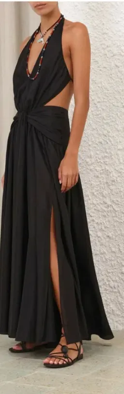 Rhiannon Plunge Halter Maxi ZIMMERMANN for rent on The Volte - image 2