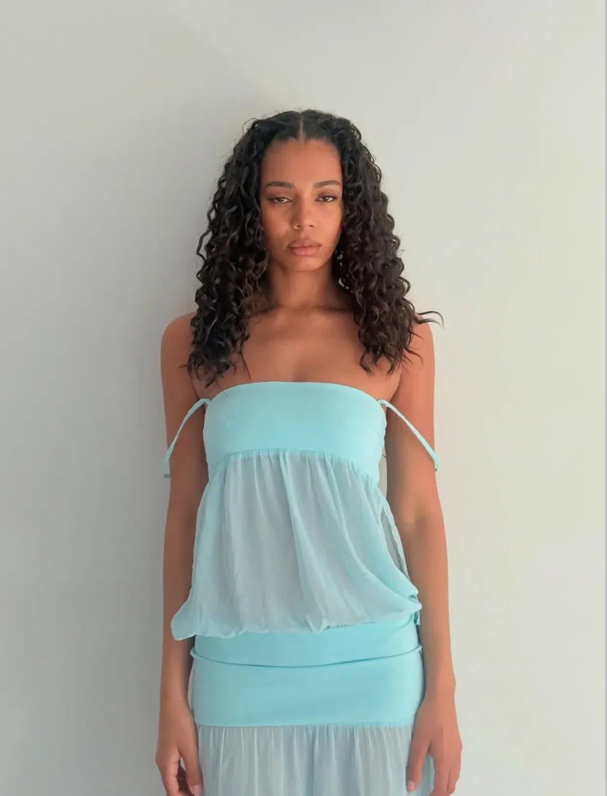 Ance Gria Romeo Gown in Aqua Blue size S / 8 AU - Image 13