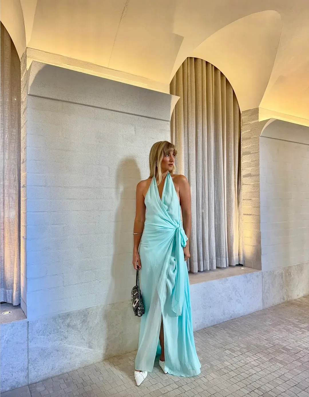 Soneva Wrap Maxi Arctic Blue Size 6 for rent on The Volte - main image