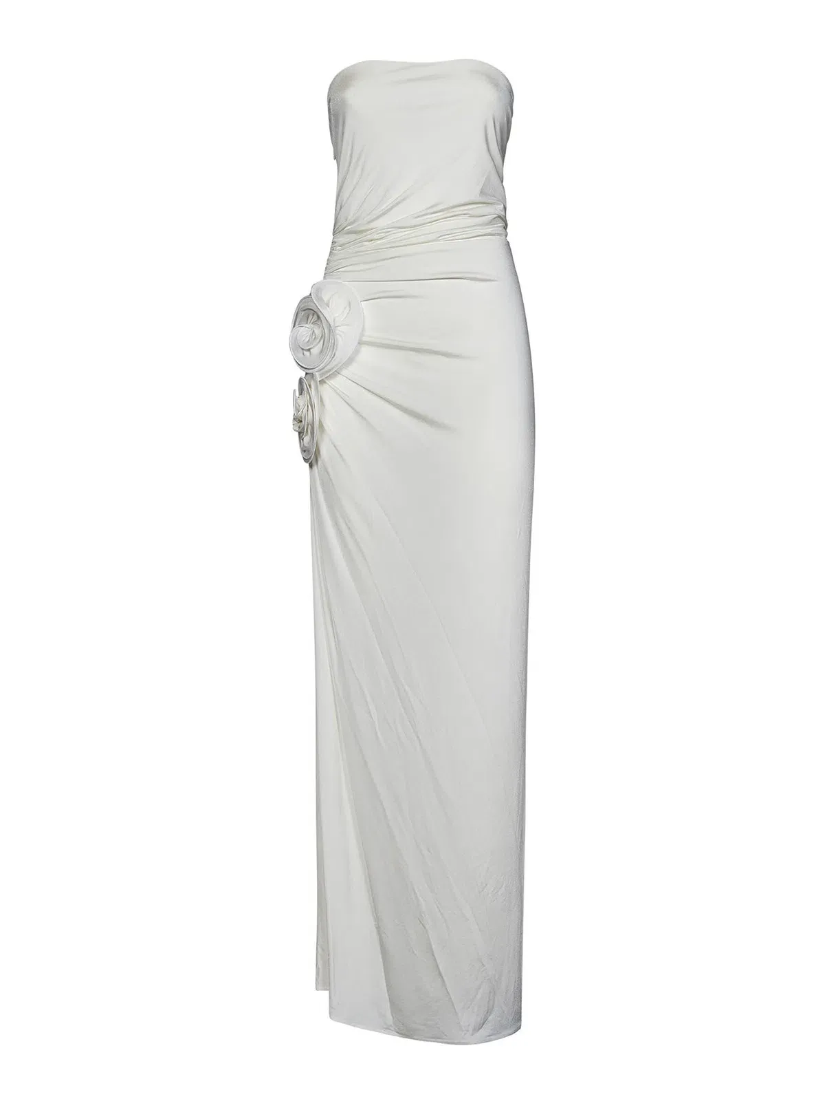 Magda Butrym White Strapless Maxi Dress - Image 4