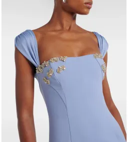 Rachel Gilbert Malia Gown with Crystal Embellishments in Blue AU6 for rent on The Volte - image 3