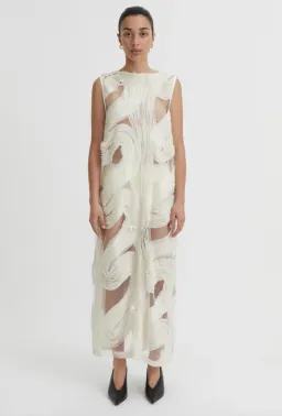 Blanca Delmare Maxi Dress in Ivory Size Large for rent on The Volte - image 1