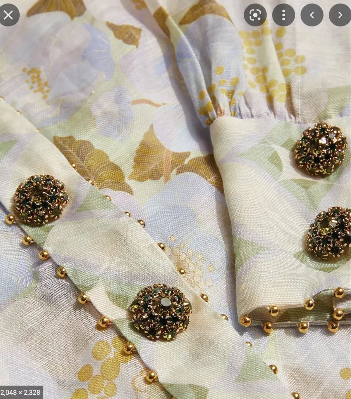 Zimmermann Tempo Blouse Floral Size 0 - Image 4