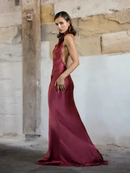 ARCINA ORI GAIA DRESS PLUM SIZE 8 (S) for rent on The Volte - image 5