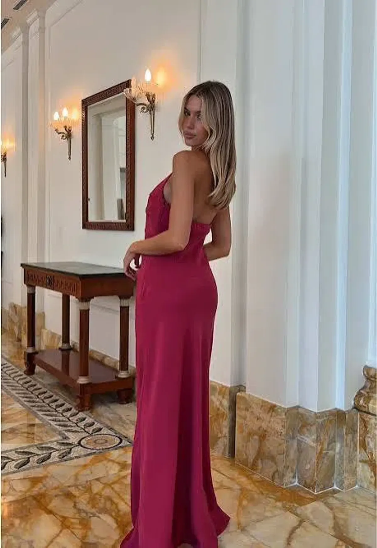 Kookai — Maria Halter Maxi Dress in Persian Red | Size 6 - Image 2