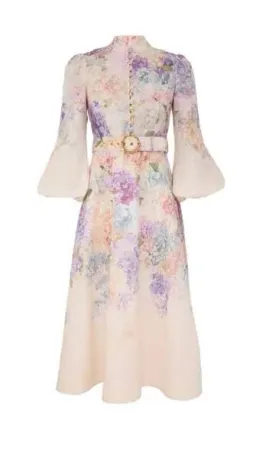 Zimmermann Dawning buttoned midi dress size 2 for rent on The Volte - image 3