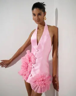 Eliya the label Belinda dress baby pink for rent on The Volte - image 1