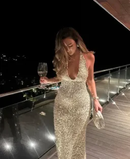 Monday Swimwear Catania Gown Size 10 for rent on The Volte - image 4