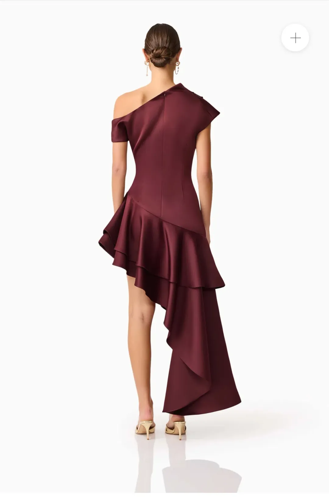 Elliatt - Livia Asymmetrical Gown Size 12 for rent on The Volte - main image