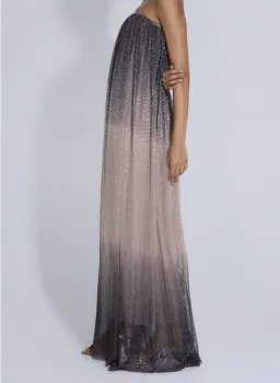 L'idee Dante Maxi Dress Smoke Lurex - 10 for rent on The Volte - image 3