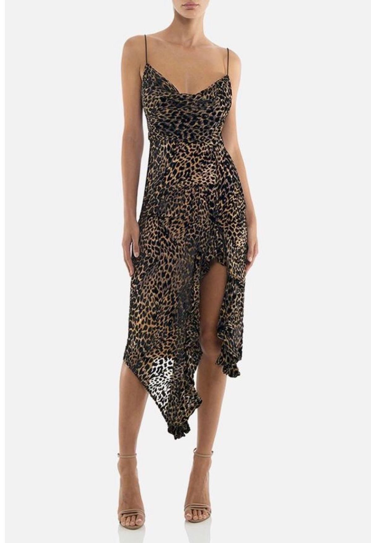 MISHA Emilia Midi Dress Print Size 6/XS - Image 1