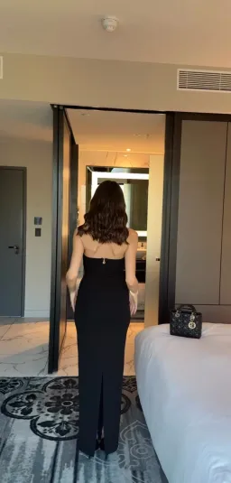 Nookie Strapless Black Maxi Dress Size AU6 for rent on The Volte - image 2