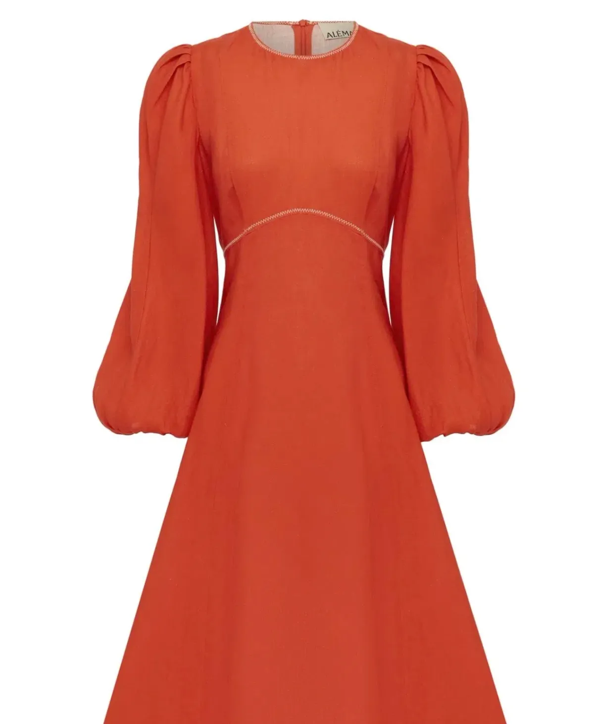 ALEMAIS Contessa Long Sleeve Midi Dress - Image 3