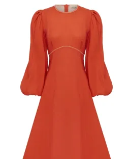 ALEMAIS Contessa Long Sleeve Midi Dress for rent on The Volte - image 3