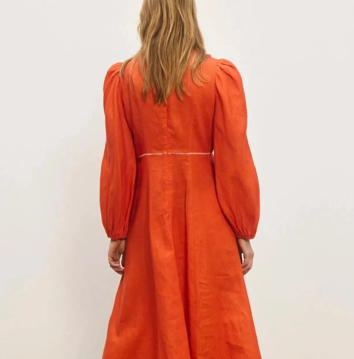 ALEMAIS Contessa Long Sleeve Midi Dress - Image 4