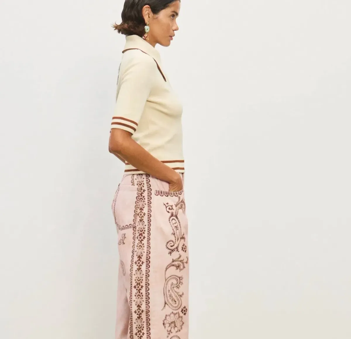 ALEMAIS Vito Skirt & Sora Knit Polo - Image 8