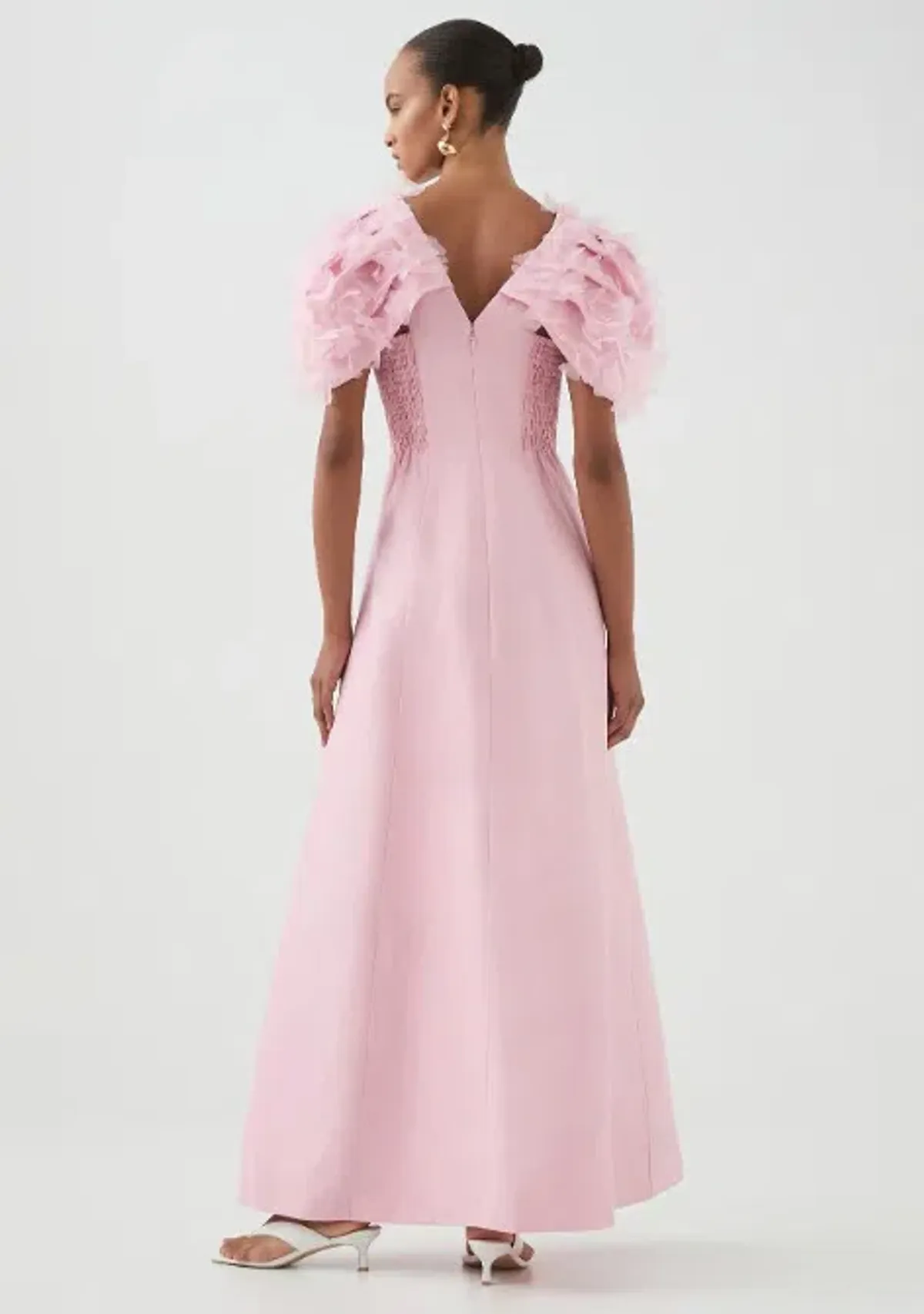 Aje Muse Midi Dress Cherry Blossom Pink Size 16 - Image 3