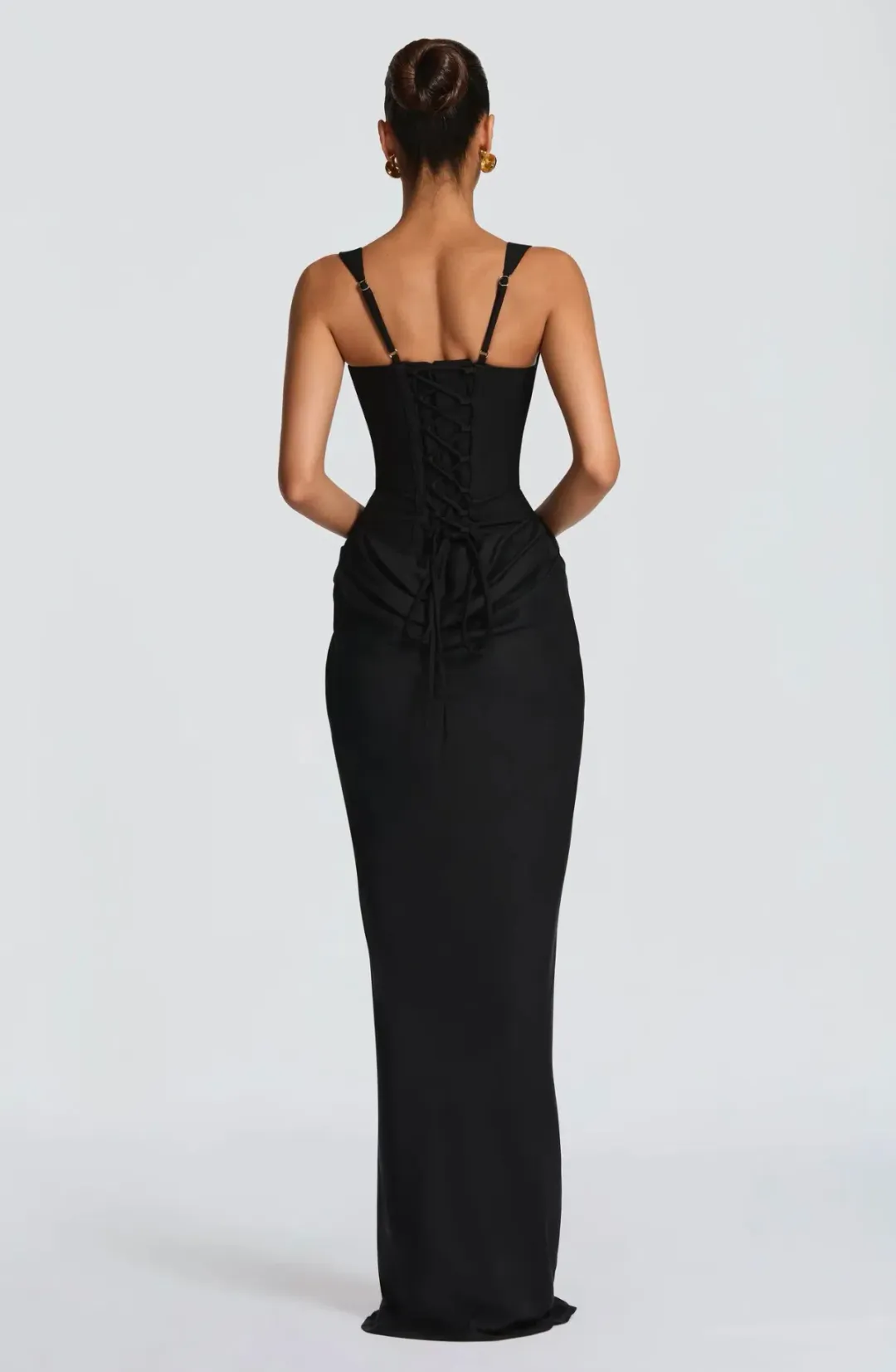 Babyboo Cornelia black maxi for rent on The Volte - main image