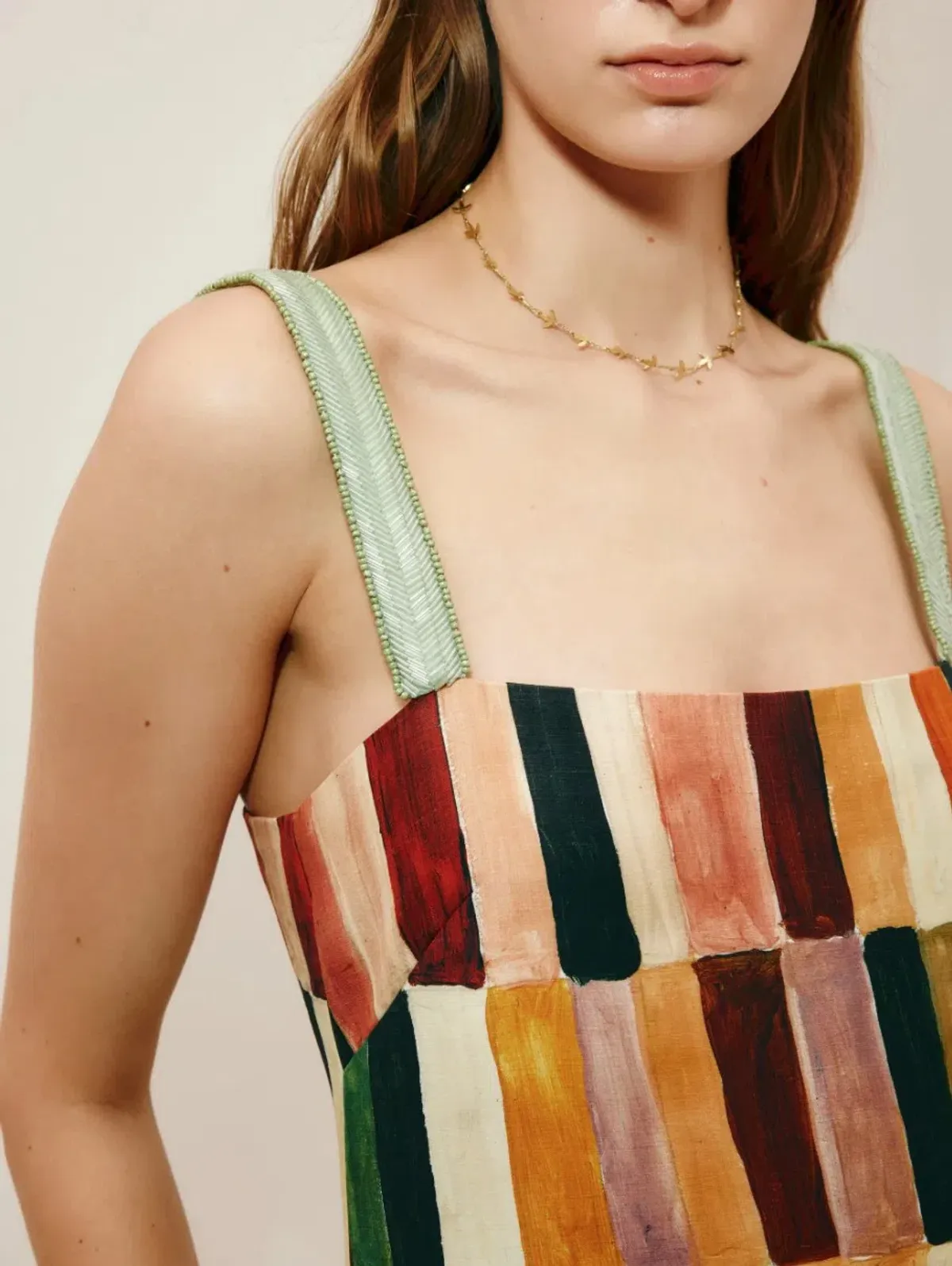 Alemais Moroccan Marjorelle Midi Dress Multi Print Size 12 - Image 2