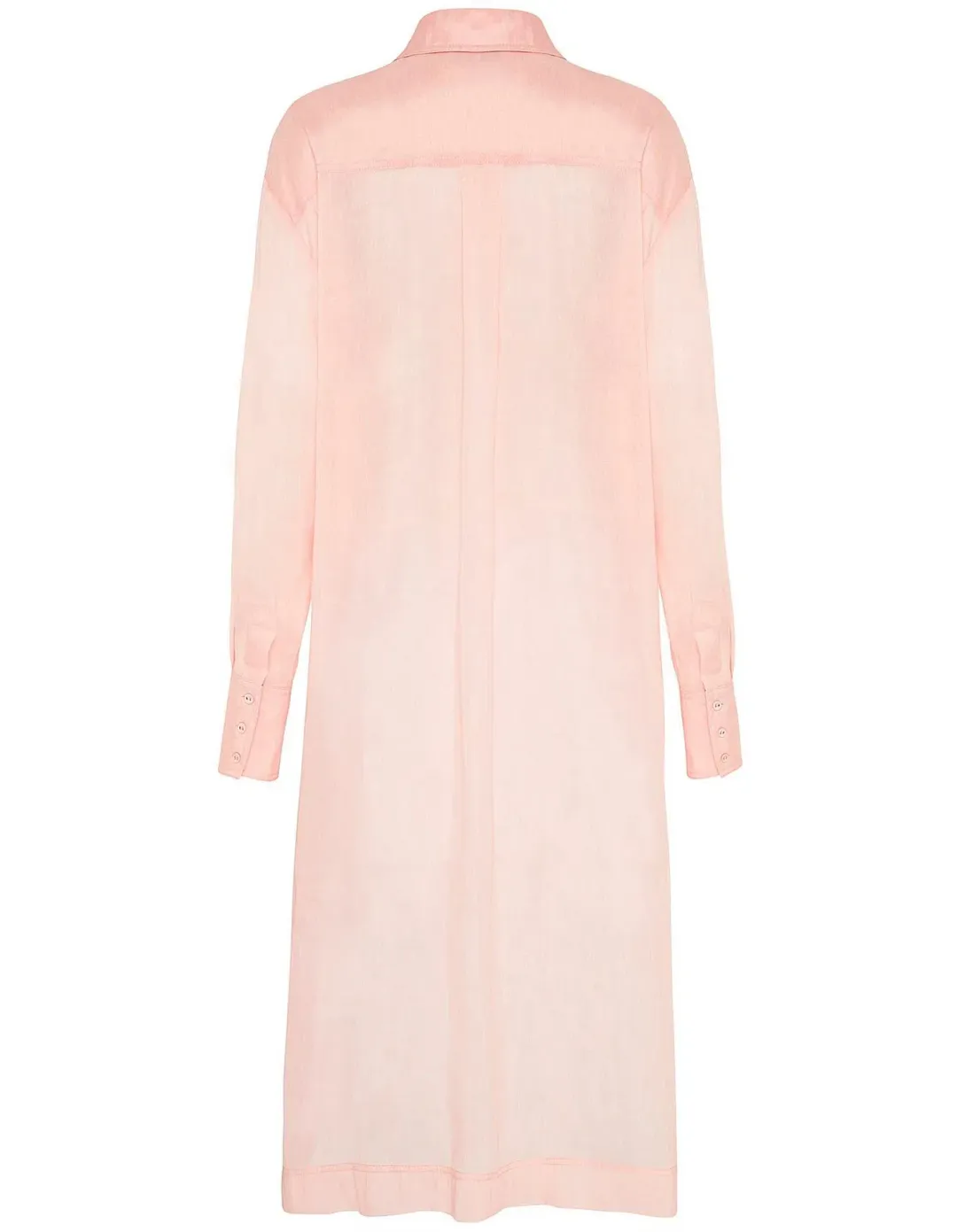 Semblance Apricot Long Sleeve Collared Shirt for rent on The Volte - main image