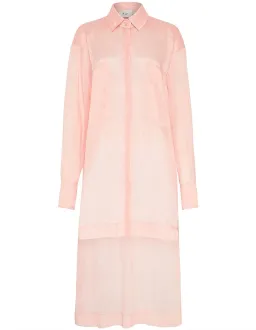 Semblance Apricot Long Sleeve Collared Shirt for rent on The Volte - image 3