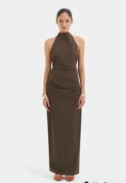 Sir the label sol halter maxi in mocha size 0 for rent on The Volte - image 1