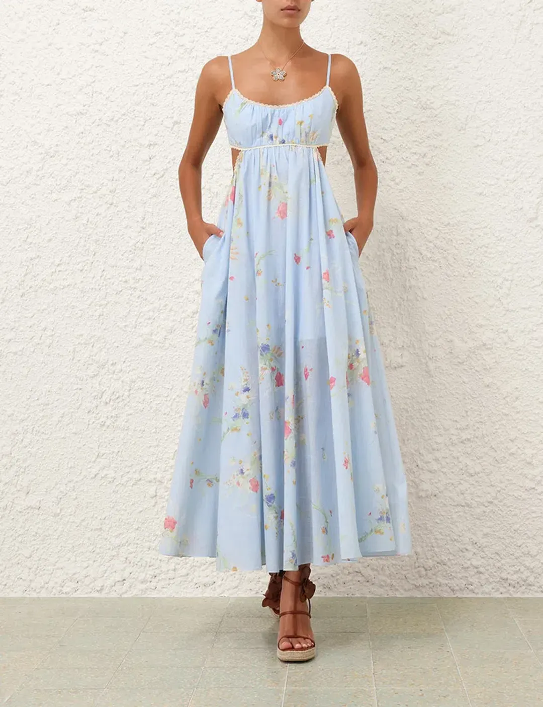 ZIMMERMANN LUCKY PICNIC MAXI DRESS for rent on The Volte - main image