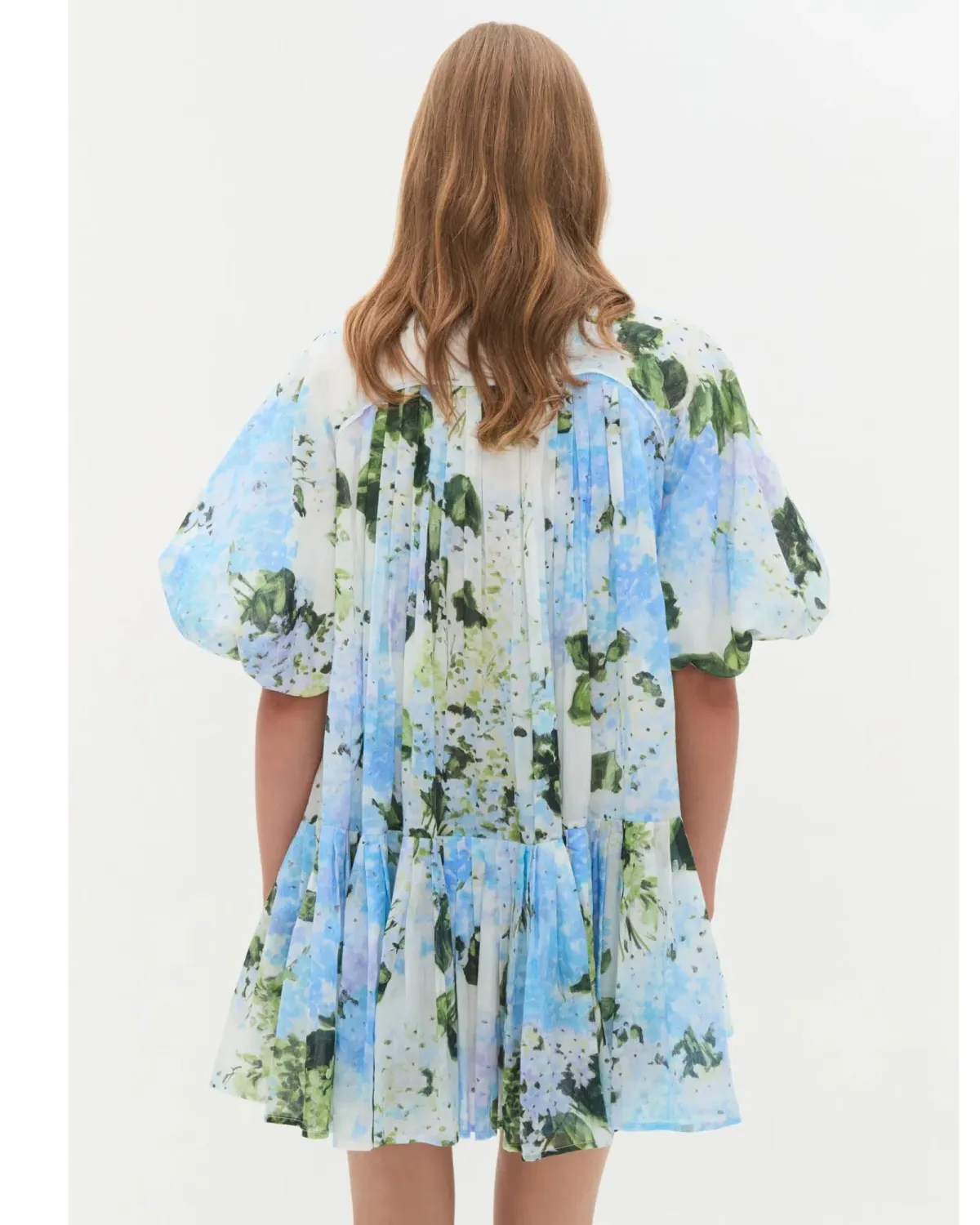 Aje Anthea Mini Smock Dress Blue Size 12 - Image 2