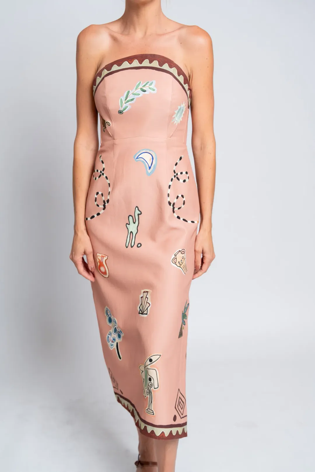 Alemais La. Sirena Exclusive- Laurence Midi Dress- 8 for rent on The Volte - main image
