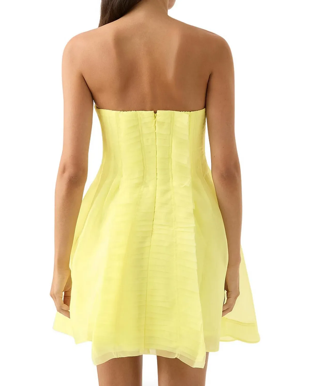 ASTRID PLEAT PANEL MINI DRESS - Image 3