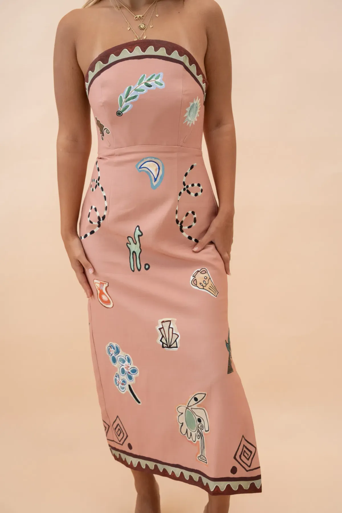 Alemais La. Sirena Exclusive- Laurence Midi Dress- 10 for rent on The Volte - main image