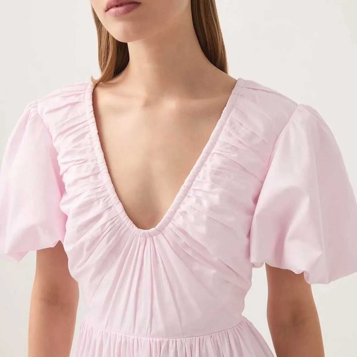 Aje Esmerie Midi Dress Pink 16 - Image 5