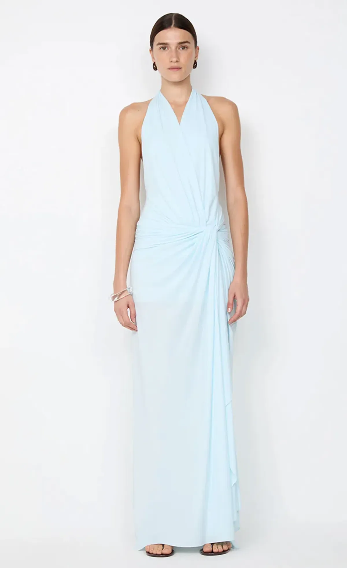 Bec and Bridge Clementine Twist Maxi Dress in Arctic Blue Size 6 / XS AU - Image 4